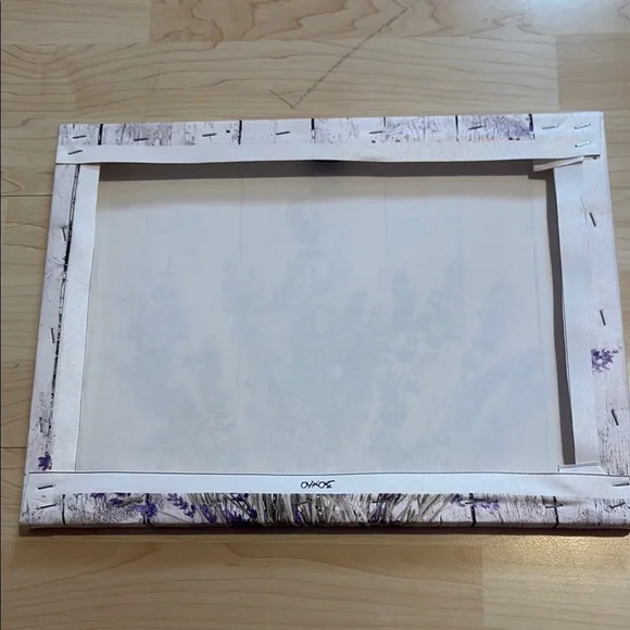 Lavender Floral Canvas Art - Picture 2 of 2